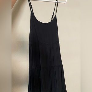Black target dress medium